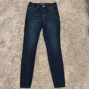 Maurices Deep Indigo Skinny Jeans
